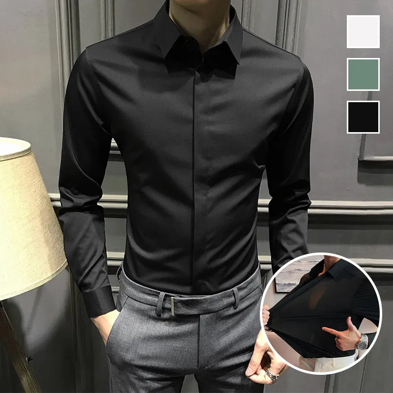 2025 HOT SALE Time Limit-50% OFFMen's Wrinkle-Free Button-Down Shirt