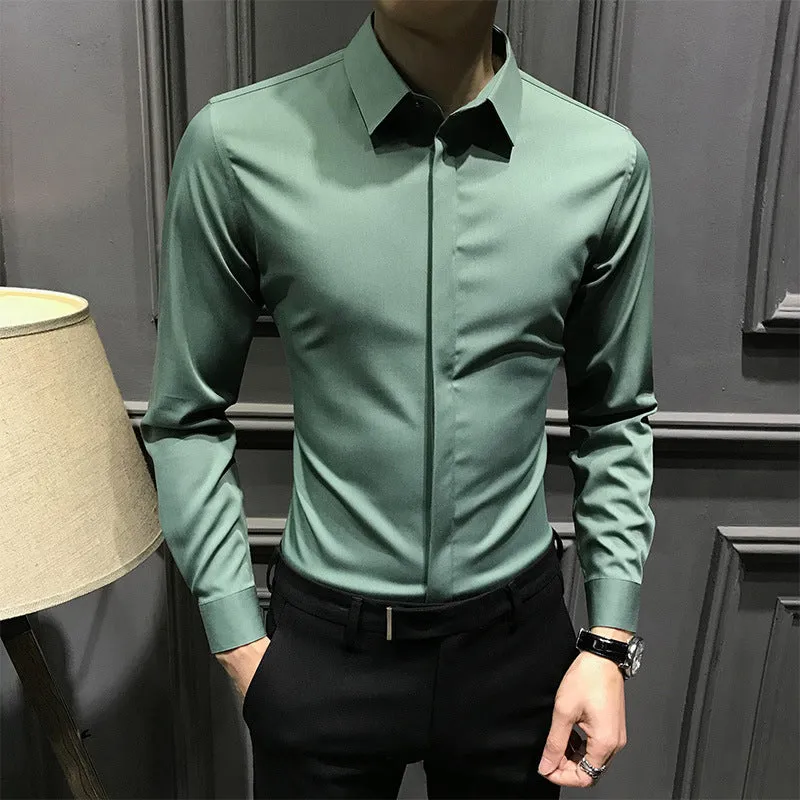 2025 HOT SALE Time Limit-50% OFFMen's Wrinkle-Free Button-Down Shirt