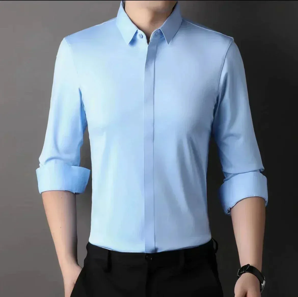 2025 HOT SALE Time Limit-50% OFFMen's Wrinkle-Free Button-Down Shirt