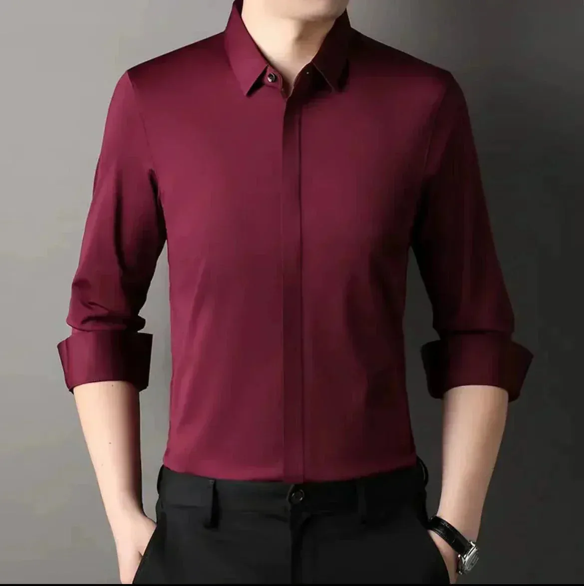 2025 HOT SALE Time Limit-50% OFFMen's Wrinkle-Free Button-Down Shirt