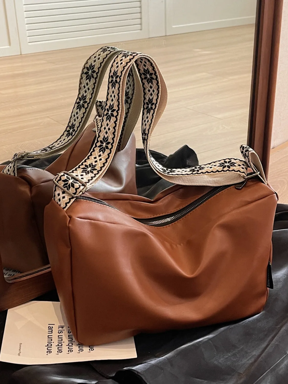 Adjustable Strap Crossbody Bag