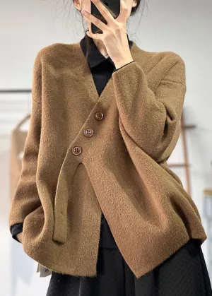 Angelie™ - Asymmetrical Button Cardigan