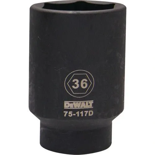 Dewalt DWMT75117OSP  -  1/2 DRIVE DEEP IMPACT SOCKET - 6 POINT-36MM