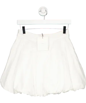 DISSH White Maria Linen Mini Skirt UK 6