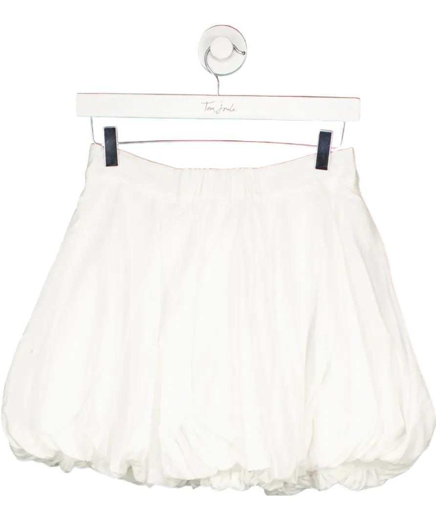 DISSH White Maria Linen Mini Skirt UK 6