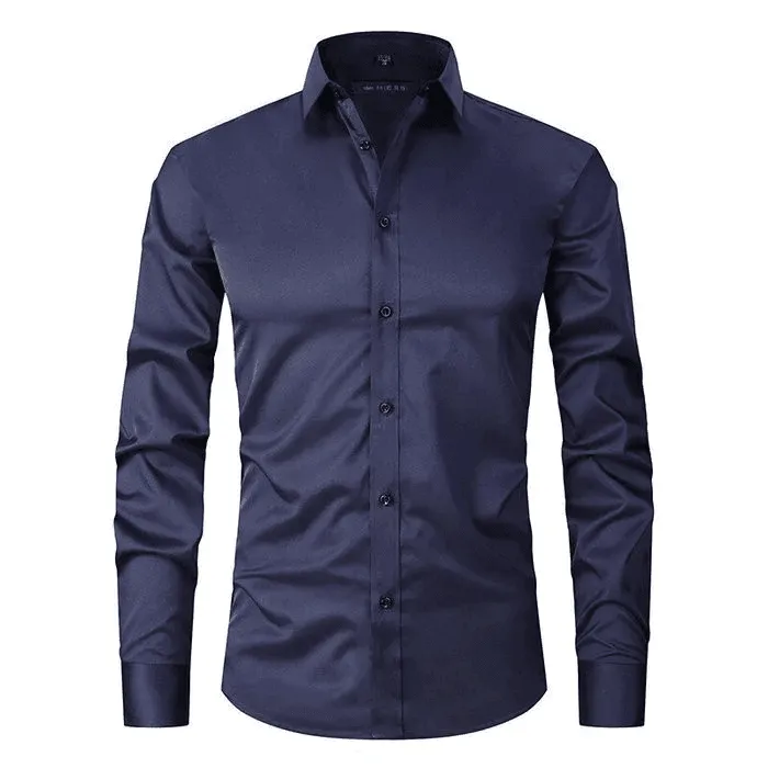 Kalyan | Conquer your day with our wrinkle-free long-sleeved polo shirt