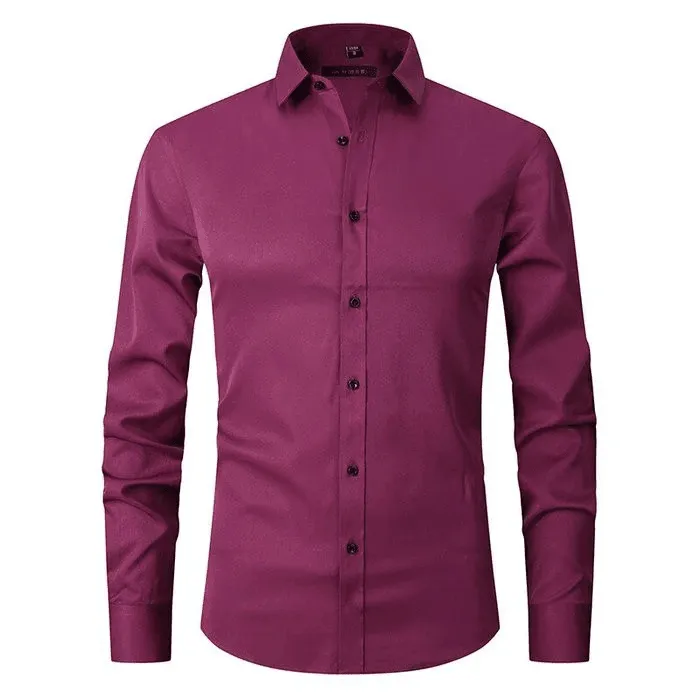 Kalyan | Conquer your day with our wrinkle-free long-sleeved polo shirt