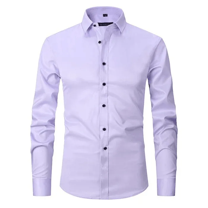 Kalyan | Conquer your day with our wrinkle-free long-sleeved polo shirt