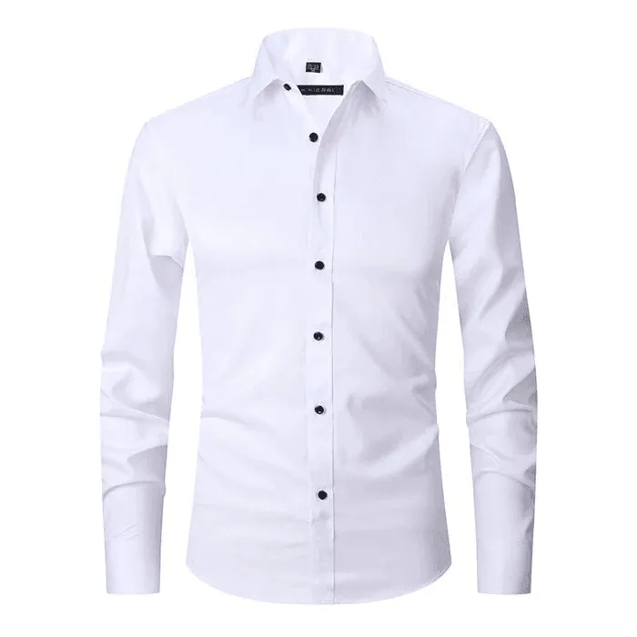 Kalyan | Conquer your day with our wrinkle-free long-sleeved polo shirt