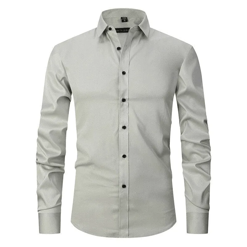 Kalyan | Conquer your day with our wrinkle-free long-sleeved polo shirt