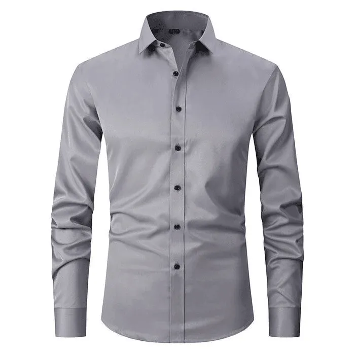 Kalyan | Conquer your day with our wrinkle-free long-sleeved polo shirt