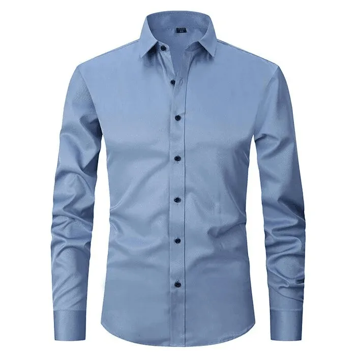 Kalyan | Conquer your day with our wrinkle-free long-sleeved polo shirt