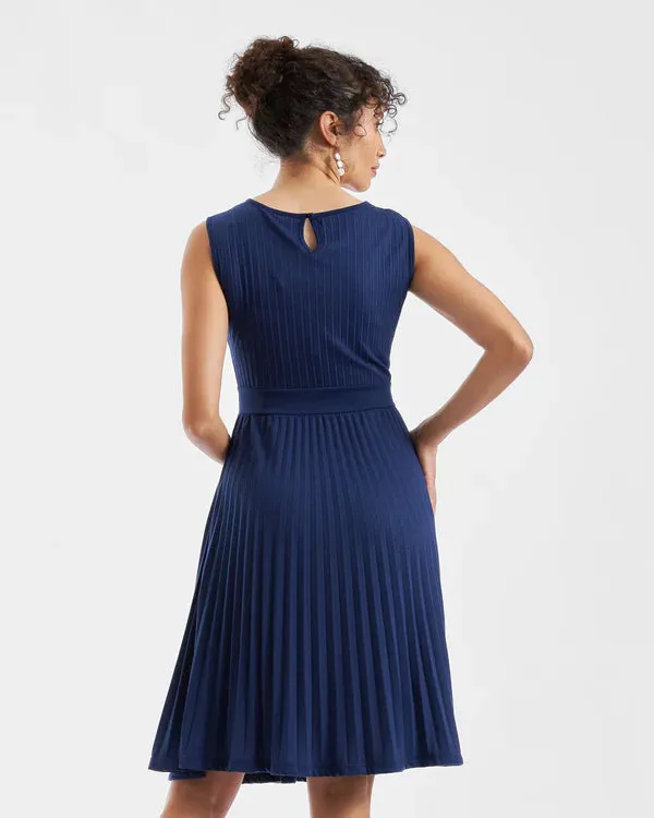 Knife Pleat Dress