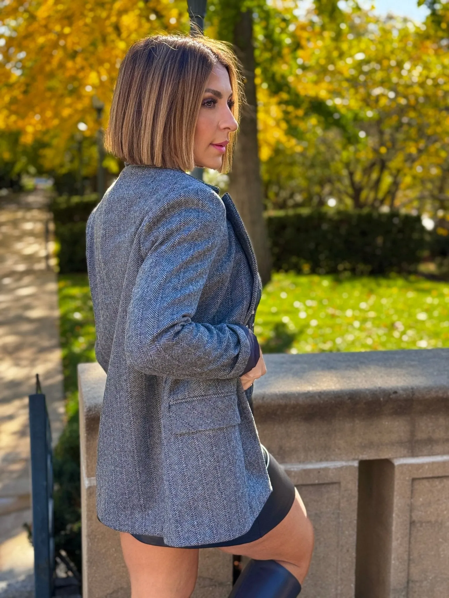 Leighton Herringbone Blazer by Z Supply