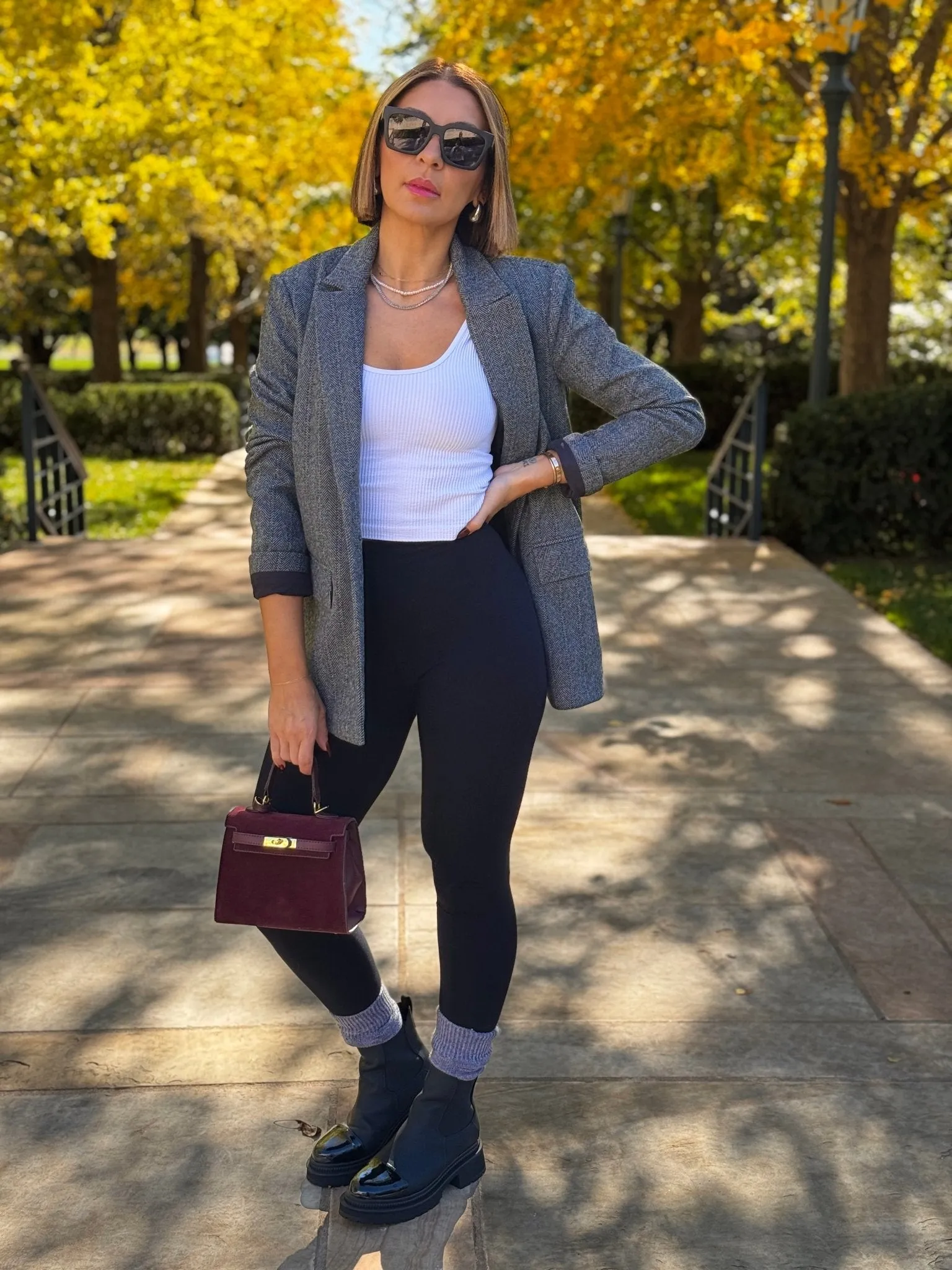 Leighton Herringbone Blazer by Z Supply