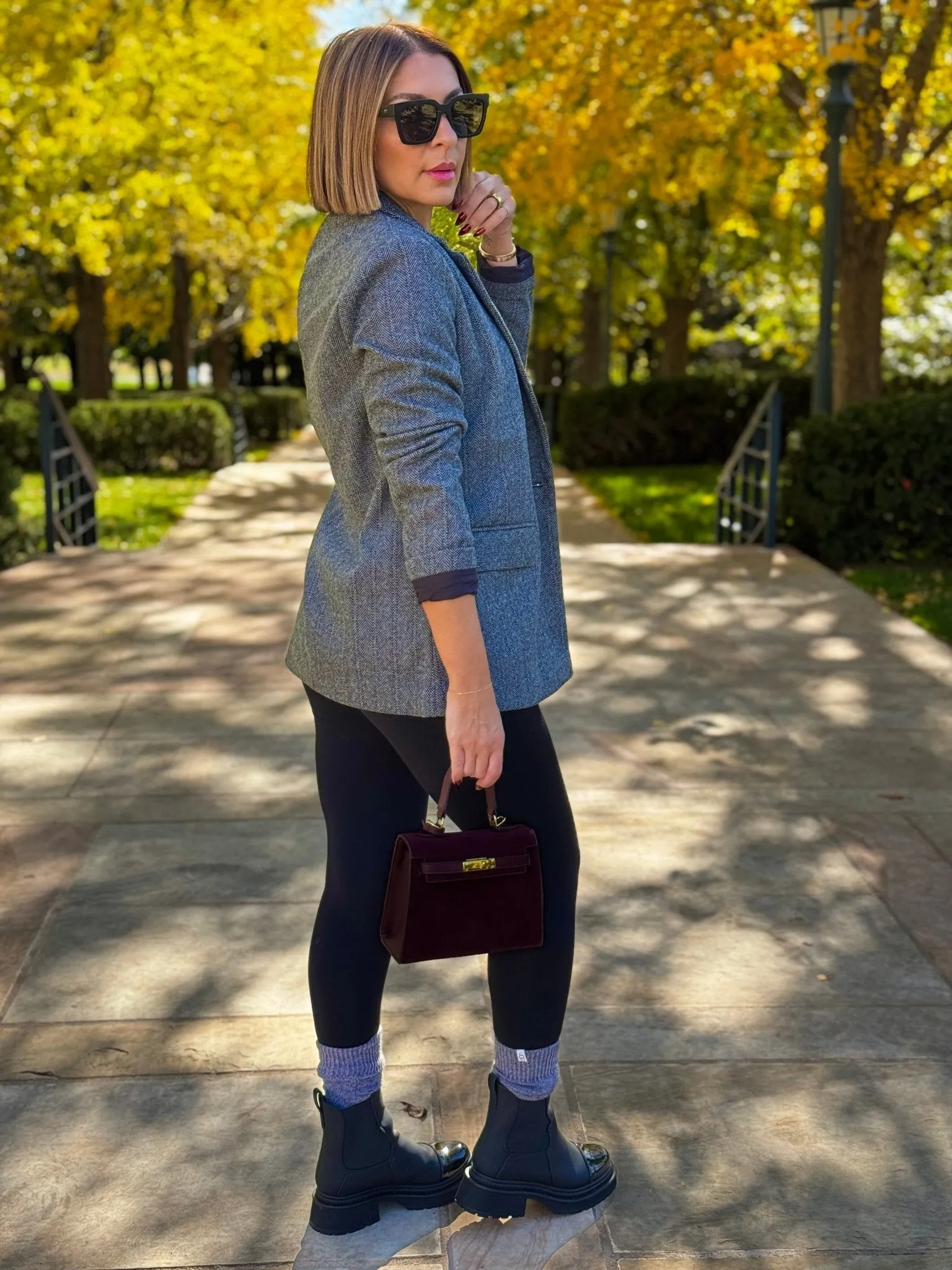 Leighton Herringbone Blazer by Z Supply