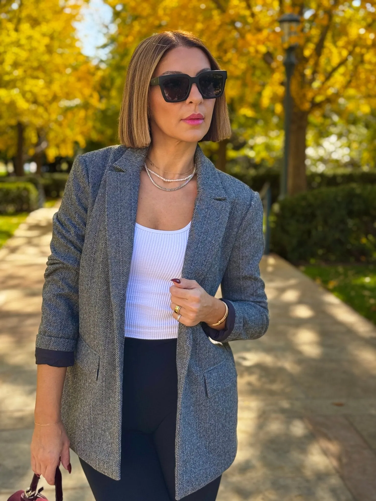 Leighton Herringbone Blazer by Z Supply