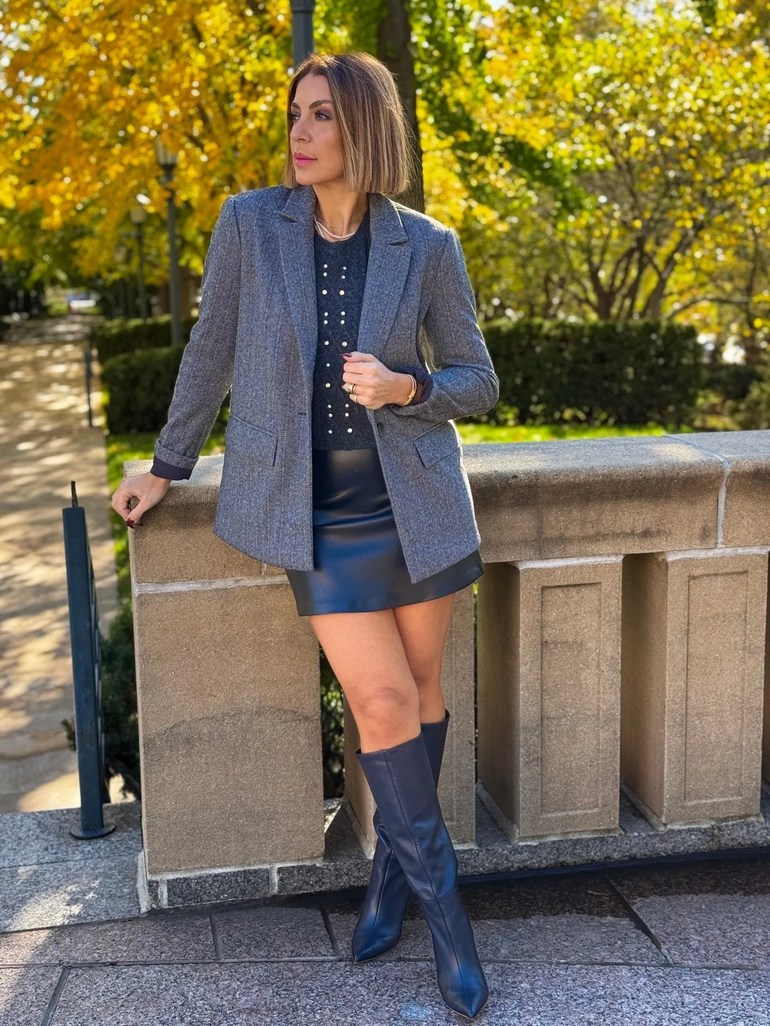 Leighton Herringbone Blazer by Z Supply