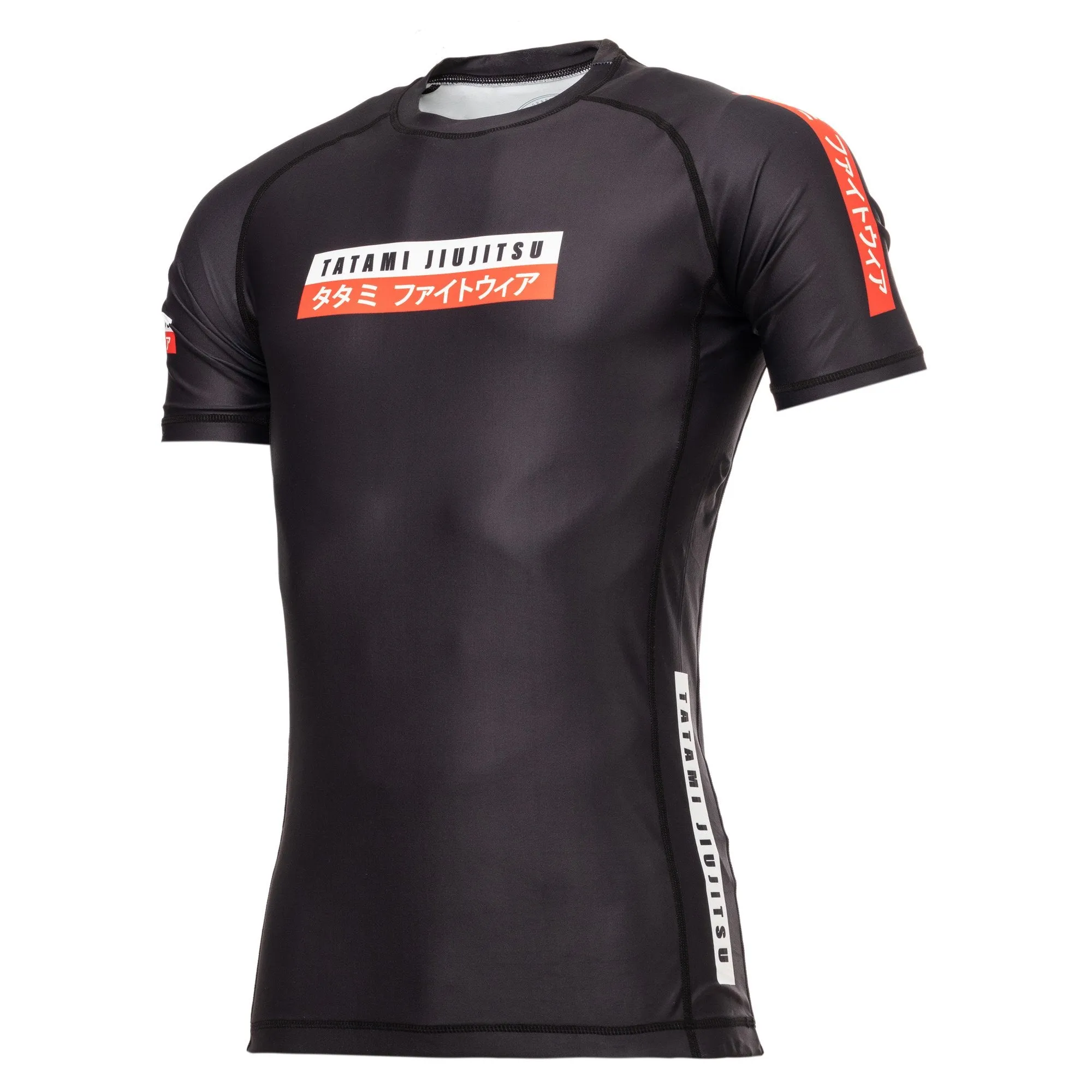 Rash Guard - Herresnit - Tatami Fightwear -  'Urban' - Kortærmet - Sort