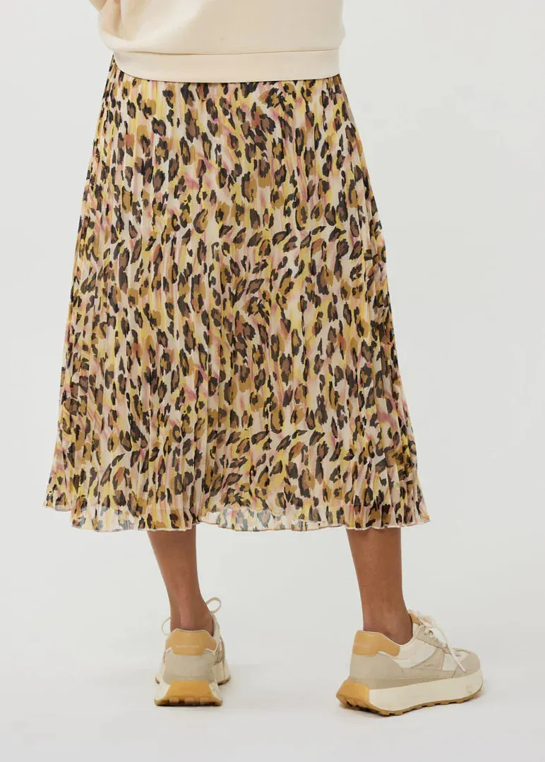 SKIRT PLISSE LEOPARD DREAM
