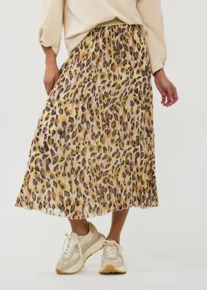 SKIRT PLISSE LEOPARD DREAM