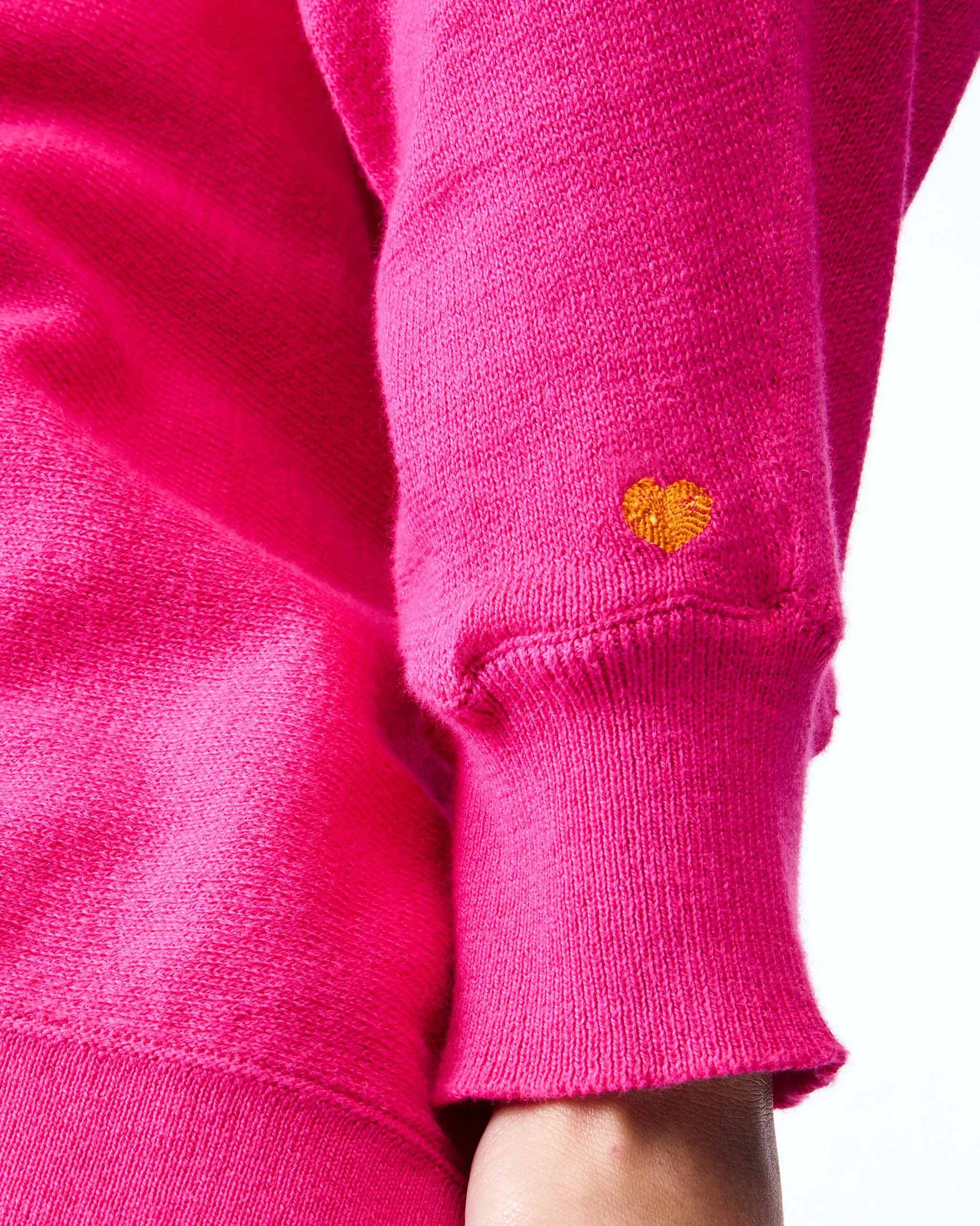 Victoria Boatneck Pullover - Fuchsia